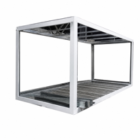 Maison préfabriquée en conteneur avec structure métallique galvanisée durable, maison modulaire miniature, maisonnette déplaçable, chambre d'hôtes mobile