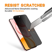 Couverture complète 9H 2.5D Plat 9D Anti espion Confidentialité Anti-rayures Téléphone Verre Trempé Film Protecteur D'écran pour Honor 400 Pro Lite Smart