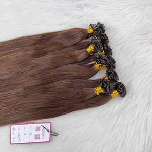Best Selling Dark Brown Vietnamese Hair Double Drawn Human Hair Flat-<b>tip</b> <b>K</b>-<b>tip</b> <b>Extensions</b> - Product Image 3
