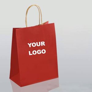 Sacs en papier promotionnels, vente chaude, sacs en kraft recyclés personnalisés avec logo, sur mesure pour les promotions - Product Image 4
