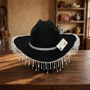 Chapeau de luxe en polyester/coton avec clous décoratifs |   Chapeau unisexe fait main tendance pour les fêtes, les occasions décontractées et l'extérieur |   Fabricant OEM/ODM - Product Image 3