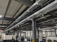 Zhuo Ye - Caisson de câblage en acier inoxydable à fond plein avec couvercle pour la gestion des câbles dans les immeubles de bureaux