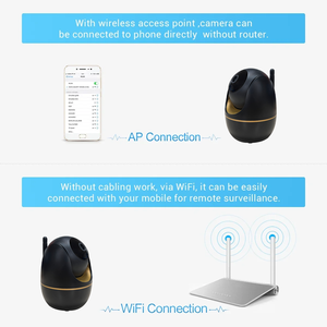 Haute qualité ICSEE 3MP WiFi intérieur PTZ caméra <span class=keywords><strong>de</strong></span> sécurité Ip bébé détecteur <span class=keywords><strong>de</strong></span> suivi sans fil bébé moniteur Mini réseau CCTV caméra - Product Image 3