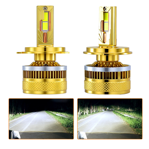 Phare LED universel pour voiture, puce 3570, antibrouillard, étanche, avec ventilateur de refroidissement, 9005 H4, systèmes d'éclairage automobile, 12V 125W 15000LM 6000K - Product Image 5