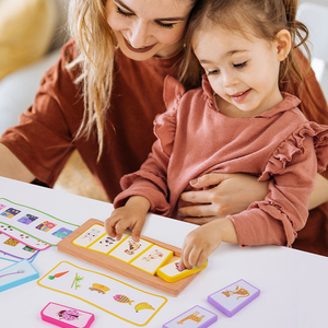 Mainan Jigsaw Puzzle DIY uniseks, mainan edukasi menyenangkan kartun kayu untuk anak-anak usia 2 4 tahun dapat disesuaikan pendidikan dini - Product Image 6