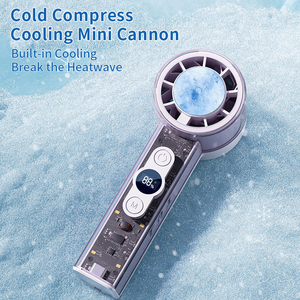 Ventilador Portátil Mini Transparente USB 3000mAh de Alta Velocidade Turbo 5V com Refrigeração por Semicondutor e Resfriamento de Ar Gélido Intenso com Cordão - Product Image 5