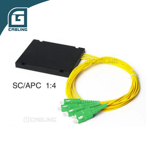 Gcabling Ftth Epon Gpon fibra ottica 1x4 Splitter Abs cassetta <span class=keywords><strong>con</strong></span> Pigtail fibra ottica Plc Splitter - Product Image 4