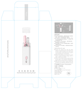 2022 nuevo Kit de limpieza de pluma de limpieza Airbuds para <span class=keywords><strong>Air</strong></span> <span class=keywords><strong>Pro</strong></span> Pod <span class=keywords><strong>7</strong></span> en 1 Kit de limpieza de auriculares multiusos pluma de limpieza Airbuds - Product Image 5