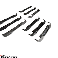 Diffuseur arrière de pare-chocs de voiture de Style M-Performance Diffuseur arrière d'aspect carbone Bilatéral single out pour BMW E90 M-Tech