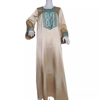 2024 nouveauté dubaï ethnique musulman Hijab pour femmes crêpe Satin Polyester longue robe Abaya femmes robe musulmane robe modeste