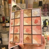 Palette de maquillage vide en aluminium personnalisée pour fards à paupières, vente directe usine