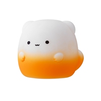 Veilleuse en silicone pour enfants en forme d'animal mignon, taille moyenne, lampe LED pour enfants avec contrôle par capteur