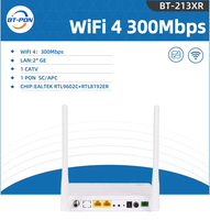 Router Bridge Wi-Fi ONU BT-213XR BT-PON con Puertos 1GE+1FE+1TEL+2.4G+CATV, Antena de 5dBi, Compatible con Redes FTTX, 1 Año de Garantía