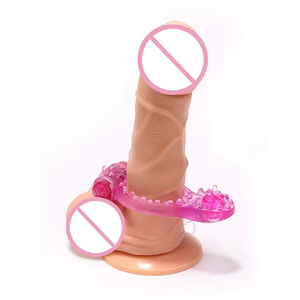 Anillo Vibrador de Pene de Goma TPE Kenlin con Vibrador de Bala, Anillos para Pene para Hombres, Retraso de la Eyaculación - Product Image 3