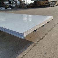 Panel Sándwich Aislante de Poliuretano, Panel Sándwich de 100 mm, Precio de Fabricante de Paneles Sándwich de Poliuretano para Techos