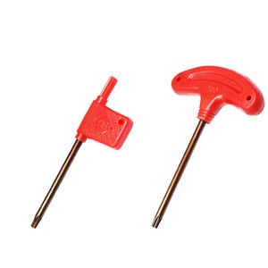 Chiave a Brugola con Impugnatura a T Rossa in Acciaio Legato S2, Personalizzabile OEM, Grado Industriale, Sistema Metrico, Testa Torx, Chiavi Esagonali T20 - Product Image 6
