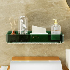 Estante de almacenamiento transparente para baño, estante rectangular para esquina, organizador de cosméticos duradero para tocador, 4-7,9 pulgadas de profundidad - Product Image 2