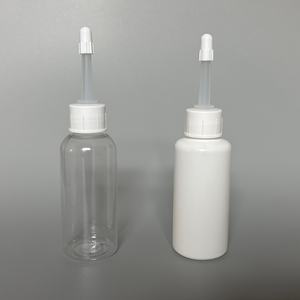Bouteille vide en plastique à embout fin, ronde, anti-fuite, de 30 ml et 60 ml, très vendue, pour huile capillaire, shampoing et lotion - Product Image 3