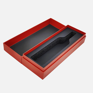 Wholesale Custom <b>Red</b> Cardboard Gift <b>Box</b> 2mm Style Foil Personalized Logo Matt Lamination Recycled Materials for Single Whisky - Product Image 1