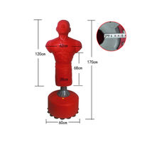 Mannequin de frappe autoportant en silicone réaliste pour l'entraînement de MMA et de boxe en salle de sport, vente en gros directe usine OEM