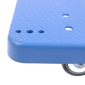 Carro de plataforma plana de servicio pesado Almacén Tire Logística Transporte Plataforma plegable Camión Carros de mano Carros con barandillas - Product Image 3