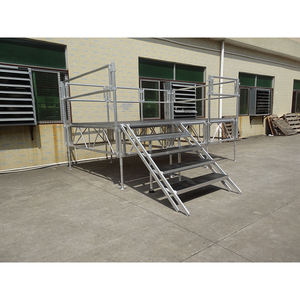 เวทีอลูมิเนียมพร้อมบันไดและราวบันไดโครงโครงอลูมิเนียมโครงสร้างเวทีกลางแจ้ง - Product Image 5