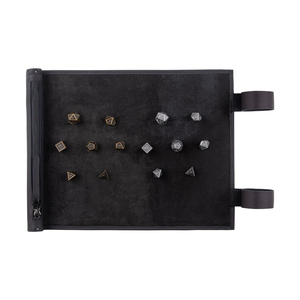Đen cuộn lên RPG xúc xắc Mat bao gồm đồng + sắt kim loại Bộ - Product Image 6