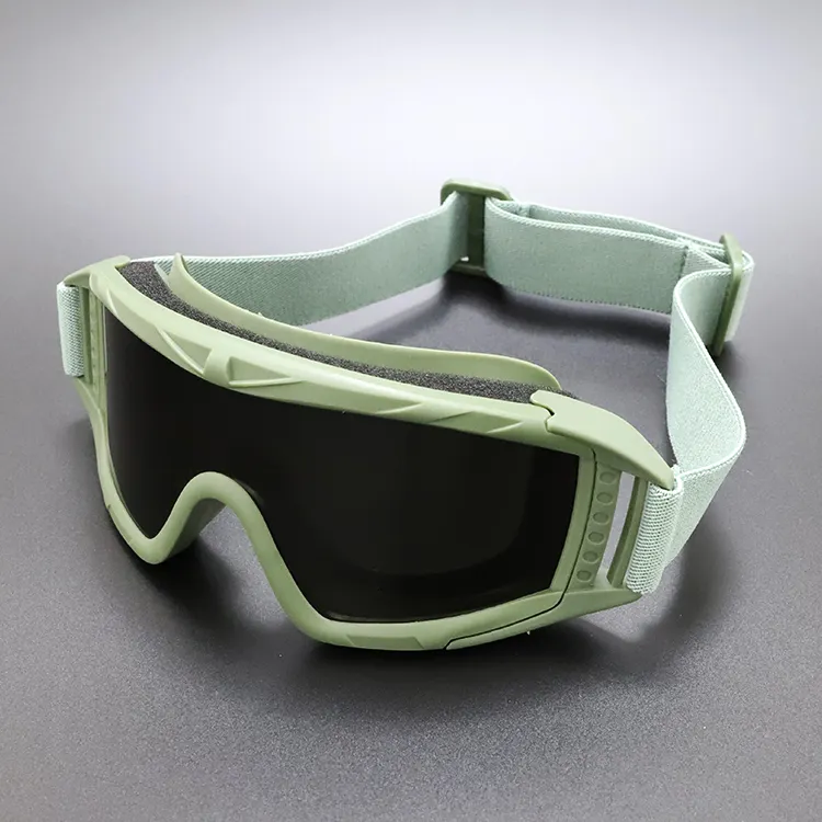 MIL certificate tactical glasses safety goggles impact resistance anti fog ballistic goggles