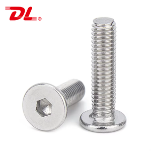 Tornillos de Cabeza Plana Ultrafinos de Acero Inoxidable <span class=keywords><strong>A2</strong></span> M2 M2.5 M3 M4 M5 M6, Tornillos de Perfil Bajo con Cabeza Hexagonal, Tornillos Allen - Product Image 1