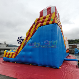 Castillo inflable gigante Candyland con tobogán, parque infantil inflable comercial para exteriores. - Product Image 5