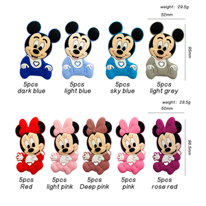 ของเล่นกัดซิลิโคนสำหรับกัดรูปตัวการ์ตูนมิกกี้และมินนี่ - Product Image 6