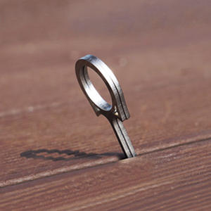 Piquets de tente Jellyfish en acier inoxydable argenté de qualité industrielle pour camping extérieur résistants au vent - Product Image 1