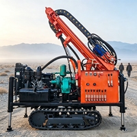 Plateforme de forage de puits d'eau spéciale pour l'Afrique du Sud, profondeur de forage maximale 150m / 200m / 220m, équipée d'une pompe à boue BW160