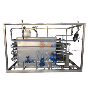 Máquina esterilizadora de leite uht, equipamento de máquina de pasteurização automática de aço inoxidável para uht sucos