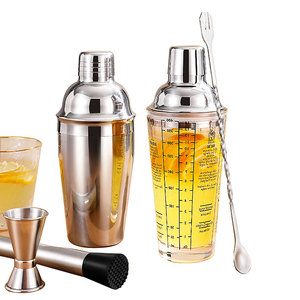 Fábrica al por mayor 14oz Profesión Bartender Personalizado <span class=keywords><strong>400</strong></span> <span class=keywords><strong>Ml</strong></span> Acero inoxidable Top Glass Cocktail <span class=keywords><strong>Shaker</strong></span> - Product Image 1