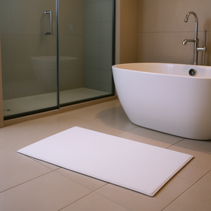 Alfombra de Baño Premium, Alfombrillas de Microfibra Rectangulares con Base de Goma, Comodidad para el Baño, Estilo Minimalista - Product Image 2