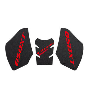 Pour <span class=keywords><strong>SUZUKI</strong></span> VSTROM DL650XT DL <span class=keywords><strong>650</strong></span> XT 2019 <span class=keywords><strong>2020</strong></span> anti-dérapant protecteur réservoir Pad autocollant gaz genouillère Traction côté 3M décalcomanie - Product Image 1