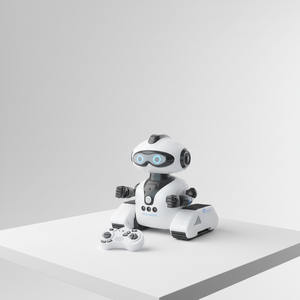 หุ่นยนต์เต้นรำ DIY JJRC Cady Wish Smart Robot - ของเล่นเสริมพัฒนาการสำหรับเด็ก พร้อมโปรแกรมการเรียนรู้, ของเล่นแบบ RC สำหรับการศึกษาเชิงโต้ตอบ - Product Image 1