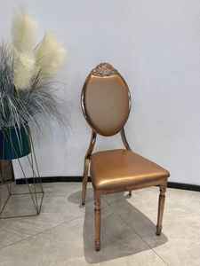 Cadeira de Metal Empilhável para Casamentos, Eventos, Festas, Aluguel, Banquete, Jantar, Cadeira de Hotel - Product Image 4