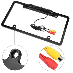 Caméra de recul pour cadre de plaque d'immatriculation, vision nocturne, caméra de recul pour voiture avec 8 <span class=keywords><strong>LED</strong></span> lumineuses 170° °   Caméra étanche à angle de vue large - Product Image 4