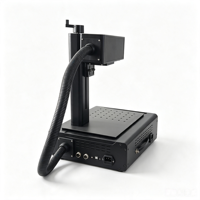 Nueva Máquina de Marcado Láser de Fibra Mini de 20W, Fácil de Operar, para Grabado en Metal, Compatible con Formatos DXF, PLT y AI, Precio Competitivo