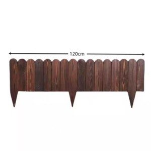 Wooden <b>Fence</b> Panel 120cm Rot Proof Outdoor Garden <b>Border</b> For Flower Bed And Vegetable Garden Enclosure - Product Image 1