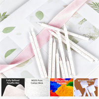 12 bougies scintillantes de 4,8 mm de diamètre pour décorations de fête, fabrication de bougies pour gâteau d'anniversaire, support de bougie pour Pâques, Nouvel An