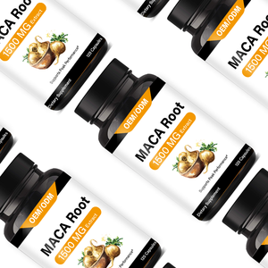 Cápsulas de Extracto de Raíz de Maca 1500 MG, Suplemento Dietético para Adultos, Refuerzo Inmunológico, Anti Fatiga, Herbal - Product Image 1