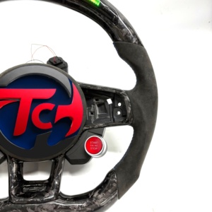 พวงมาลัย VW GTI แบบเปลี่ยนตรงรุ่น สำหรับ Golf MK7 Sagitar Sportsvan Teramont <span class=keywords><strong>Scirocco</strong></span> B8 คาร์บอนฟอร์จ - Product Image 6