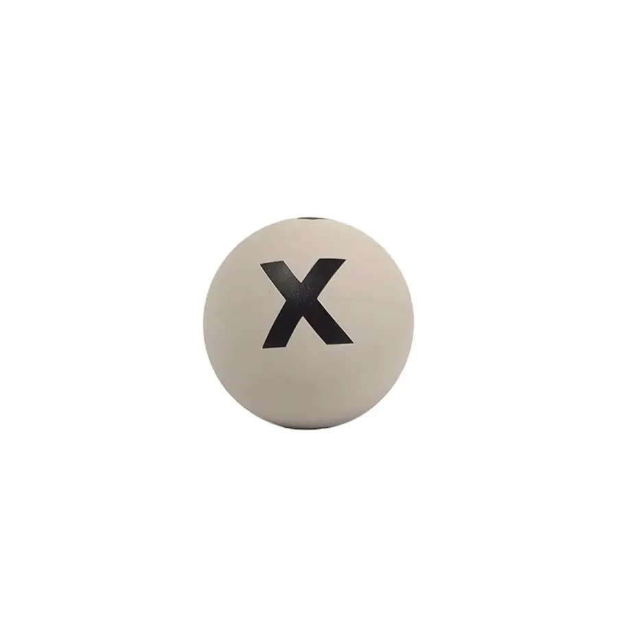 Chinese Gray color hollow rubber balls with logo