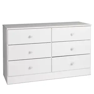 Modern and contemporary aesthetics home used drawer dresser 6 drawers bedroom furniture