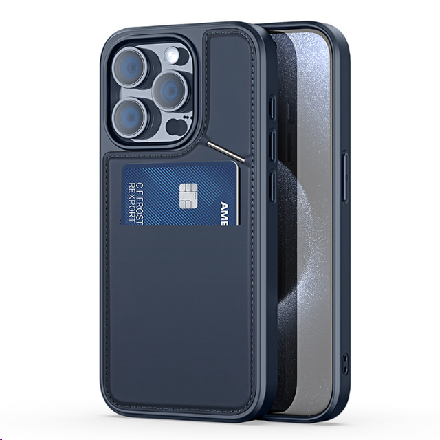 Luxury Blocking Magnetic PU Leather Flip Stand Card Pocket Wallet Phone Case for iPhone 15 Pro Max Mobile Phone case