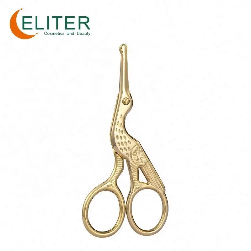 Eliter In Stock Manufacturers Professional Stainless Steel Blunt Tip Nail Scissor All Stainless Scissors Beauty Scissors