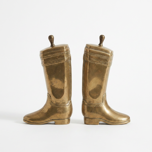 Sujetalibros de Metal con Forma de Zapatos en Latón Pulido AK, Sujetalibros Decorativos Modernos para Mesa, Sala de Estar, Hogar y Oficina - Product Image 4